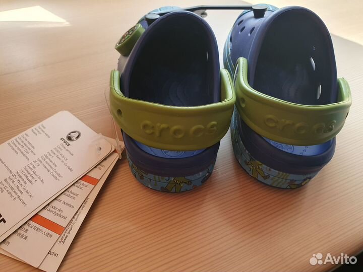 Очень редкие новые Сабо Crocs C9 (26) с компасом