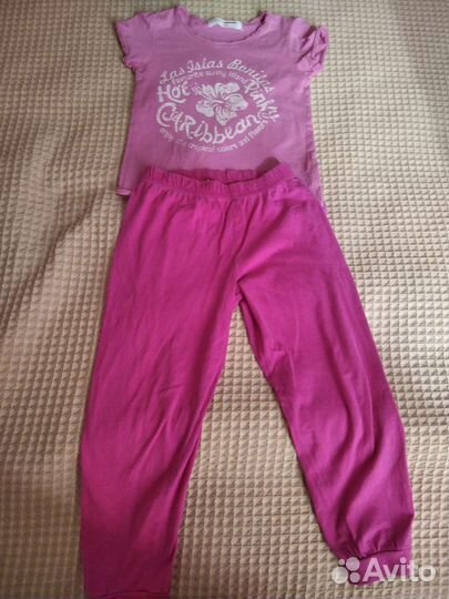 Пакет вещей на девочку рост 116