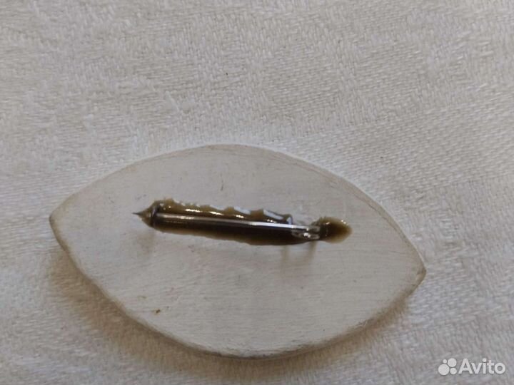 Брошь и бусы