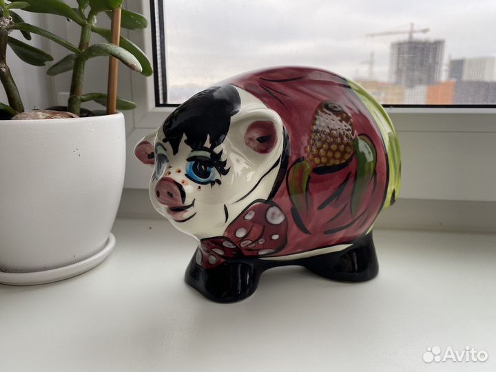 Статуэтка керамическая, свинка