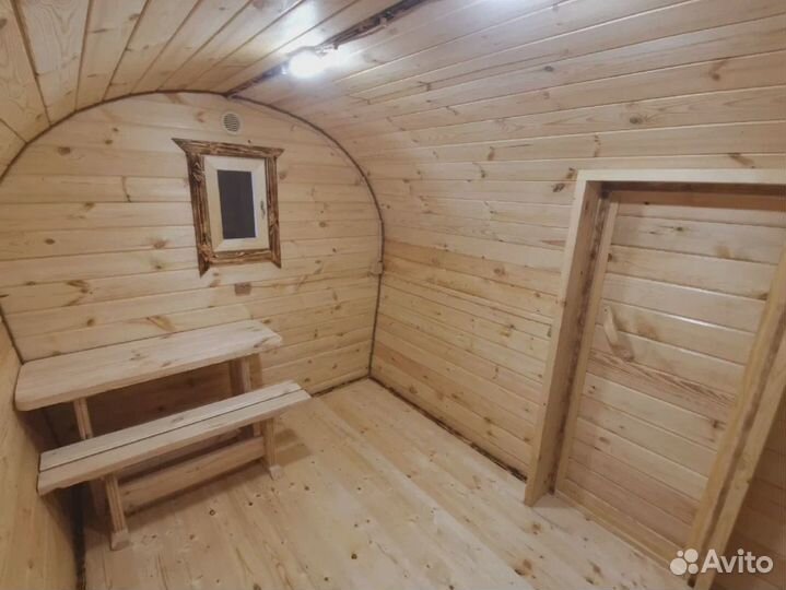 Баня-бочка 5 метров