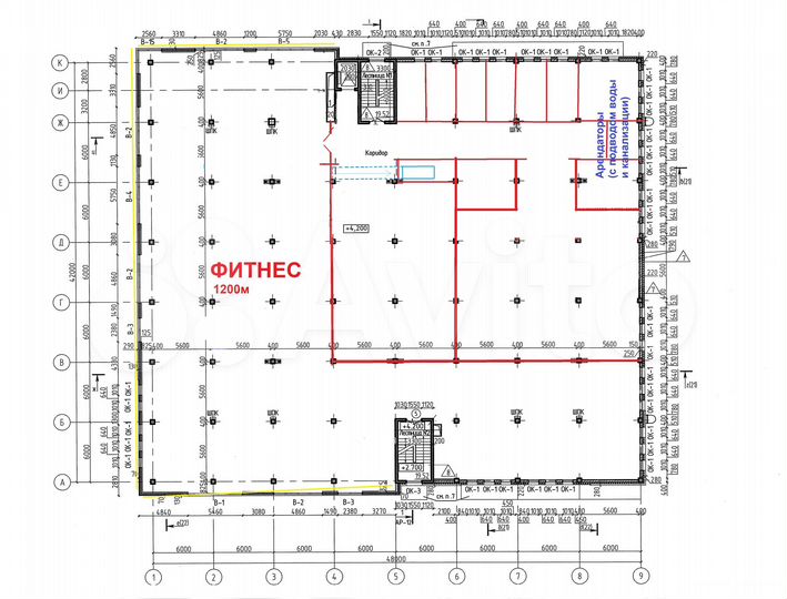 Аренда на 2 этаже ТЦ Фламинго от 10 кв.м