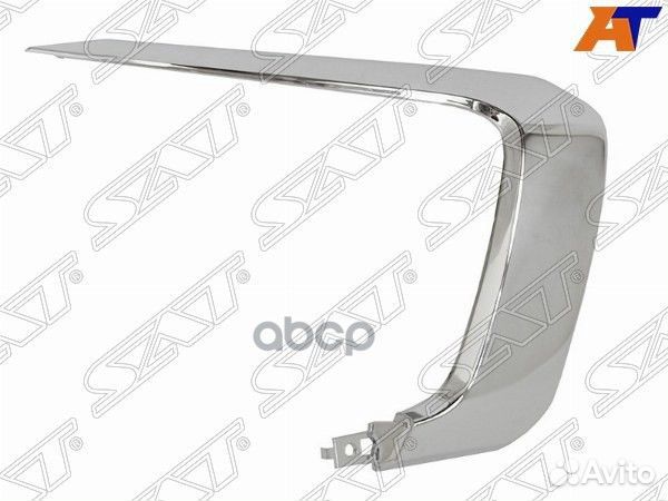 Молдинг бампера mitsubishi pajero sport 16-21 R