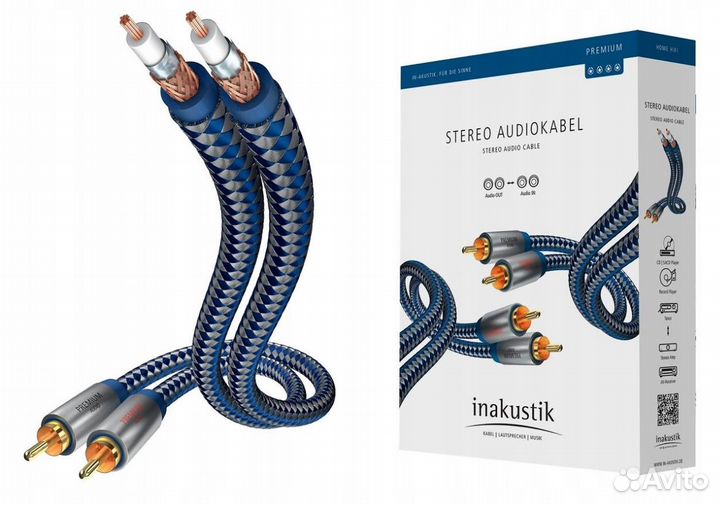 Кабель межблочный In-Akustik Premium Audio Cable