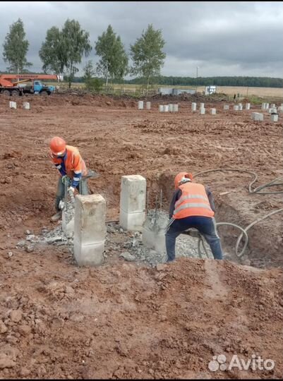 Аренда компрессора с отбойными молотками