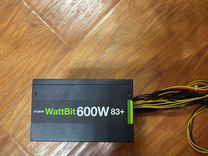 Блок питания WattBit 600w 83+