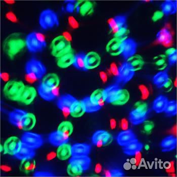 Светодиодная цветная диско-лампа E27 новая