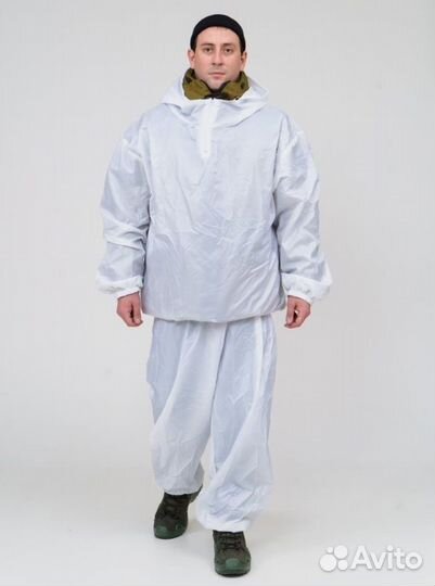 Маскхалат зимний белый