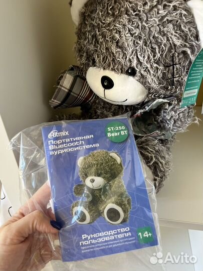 Портативная колонка в виде медвежонка