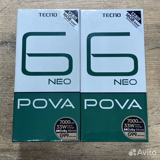 Tecno Pova 6 Neo, 8/128 ГБ