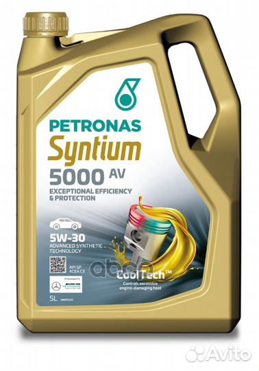 Масло моторное Petronas Syntium 5000AV 5W30 син