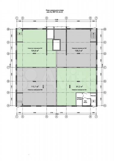 Офис, 110.7 м²