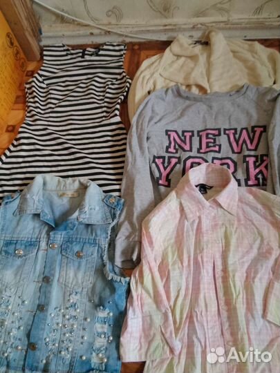 Большой пакет одежды для девочки 164 рост