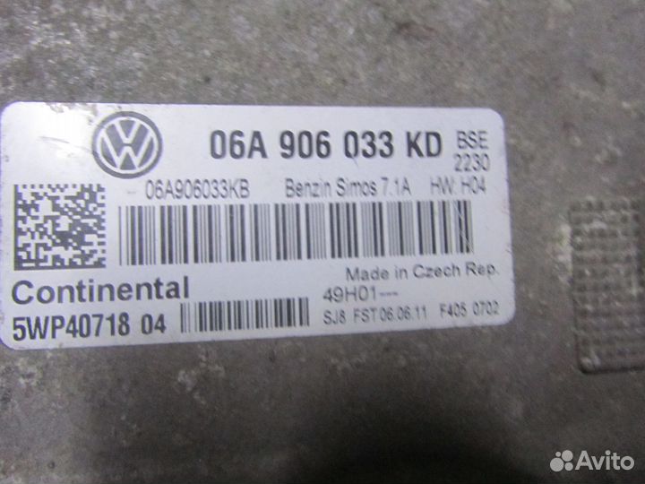 Блок управления двигателем Octavia A5 1Z 2004-2013