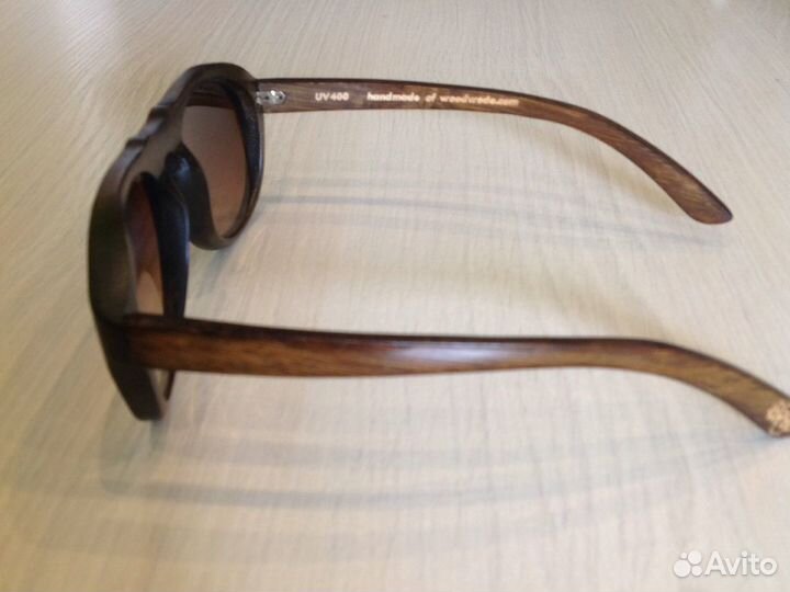 Солнцезащитные очки деревянная оправа