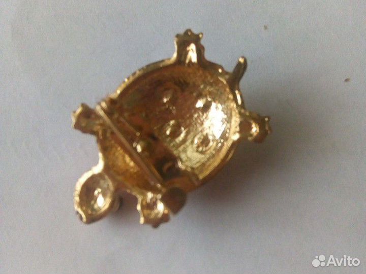 Брошь Черепашка