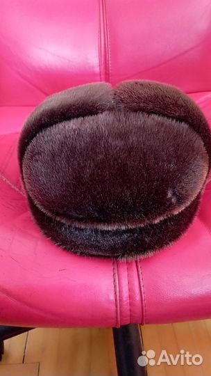 Норковая шапка мужская