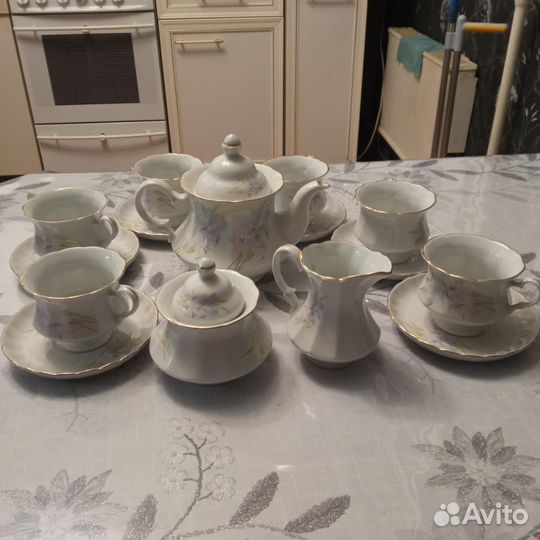 Чайный сервиз фарфор Коростень