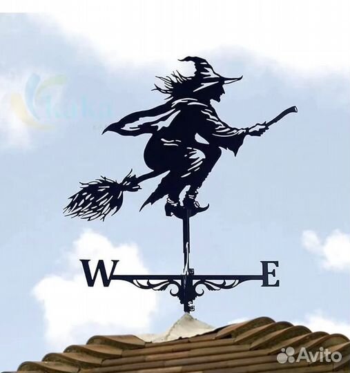 Флюгер Ведьма на метле