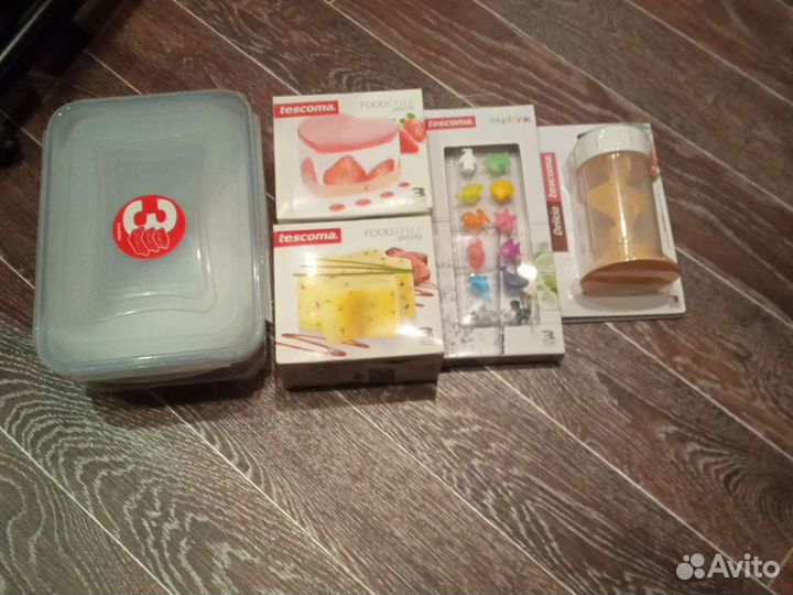 Tescoma Формочки сердце,цветы, контейнеры, сито