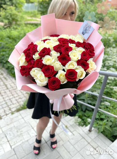 101 Роза Букеты 31 51 101 Роза