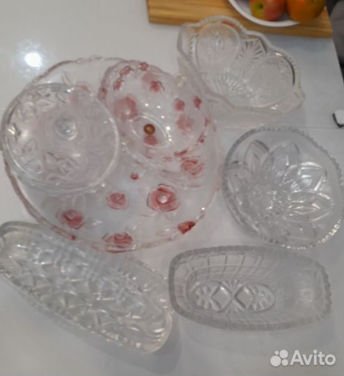 Салатники конфетницы хрусталь