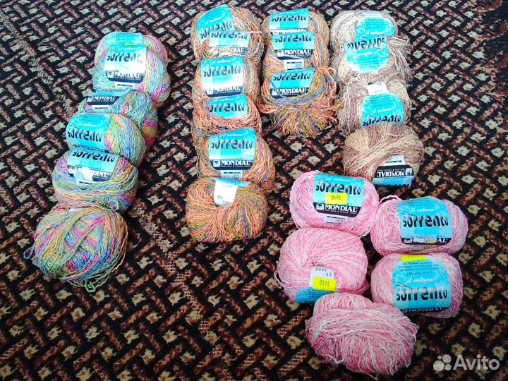 Пряжа для вязания. Mondial