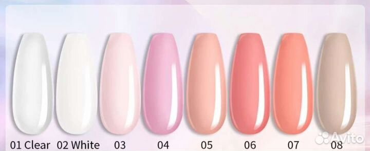 Гель для наращивания ногтей полигель