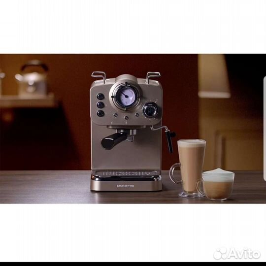 Кофеварка рожковая Polaris