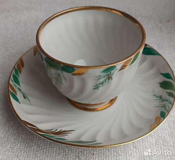 Кофейная пара из сервиза колокольчик лфз внегр Раз