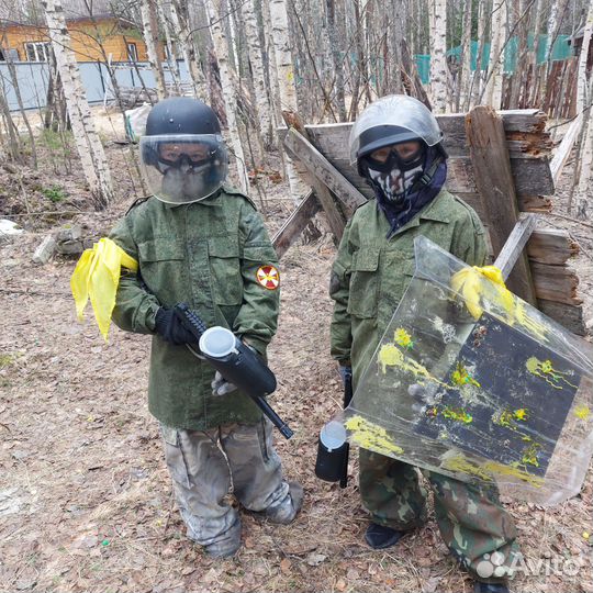 Игра в пейнтбол