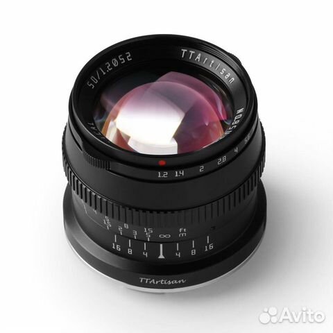 Объектив TTartisan 50 мм F1.2 APS-C для Canon EOS