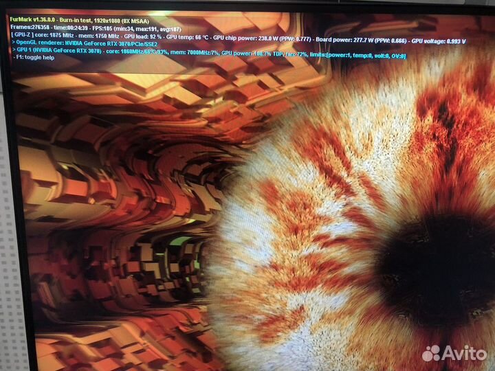 GeForce RTX3070 asus ROG strix 8Gb OC White