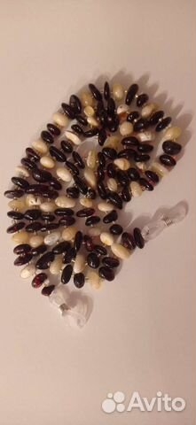 Цепочка для очков янтарь натуральный новая