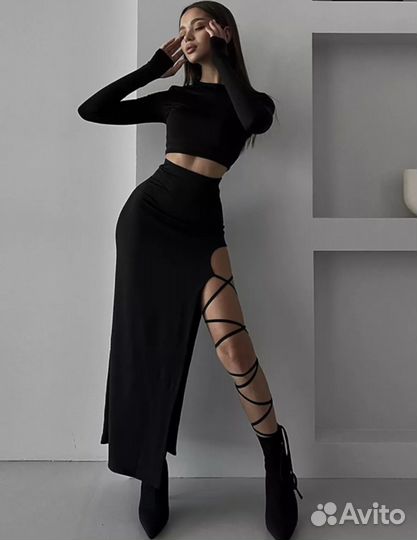 Костюм юбка и топ платье