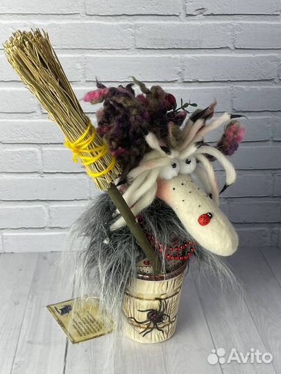 Интерьерная кукла: Баба Яга 