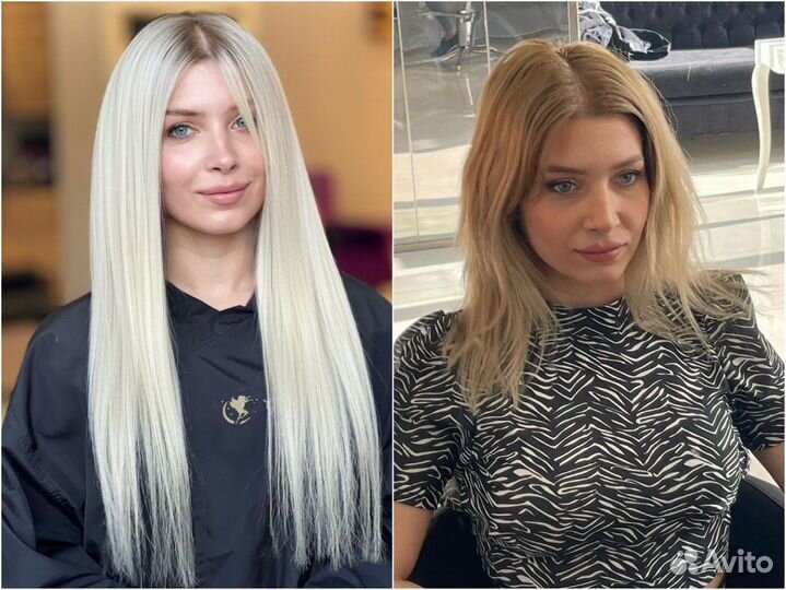 Модель на наращивание волос к топ-мастеру