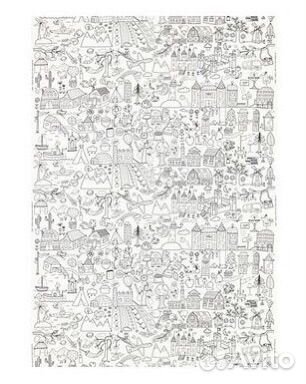 IKEA ткань раскраска, можжевельник обои интерьер