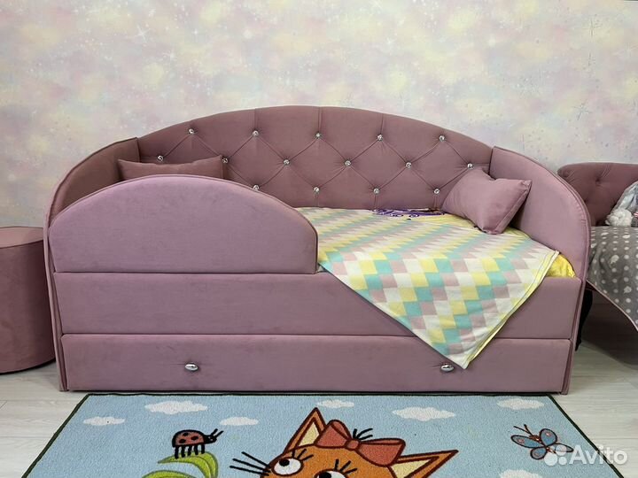 Детская кровать мягкая