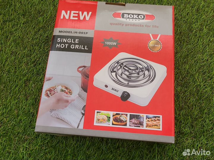 Плитка электрическая 1 комфорка H-001F тм06