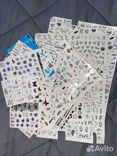 Слайдеры наклейки для ногтей