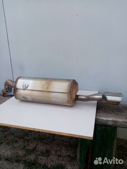 Глушитель на Киа Рио x-line