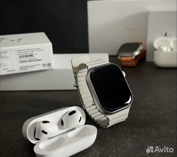 Apple Watch 9/Ultra 2 + Airpods