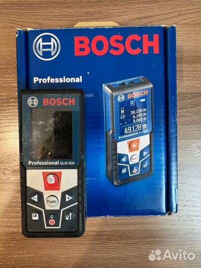Лазерный дальномер рулетка Bosch GLM 500