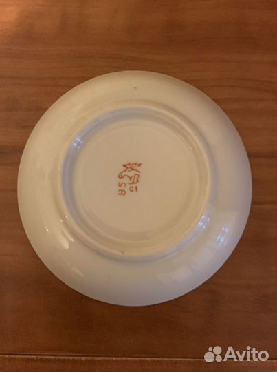 Фарфор лфз блюдца