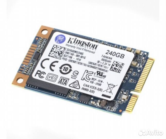 SSD диск kingston msata ssdnow UV500 240 Гб SATA