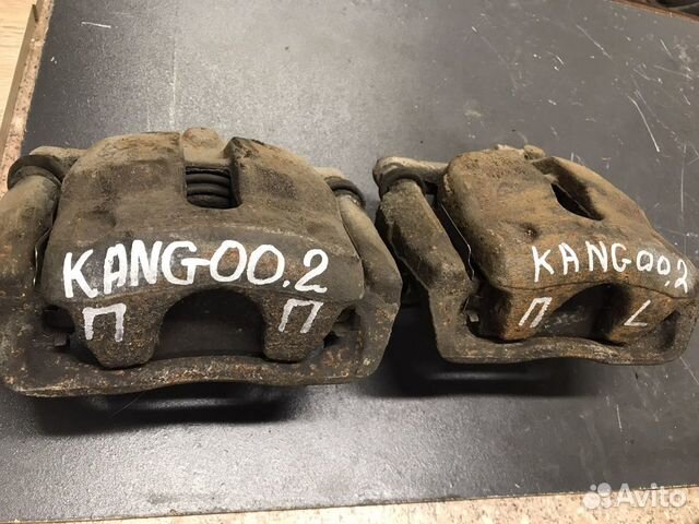 Renault kangoo суппорт тормозной передний