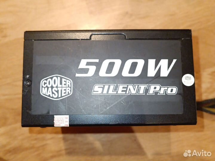 Блок питания 500w cooler master
