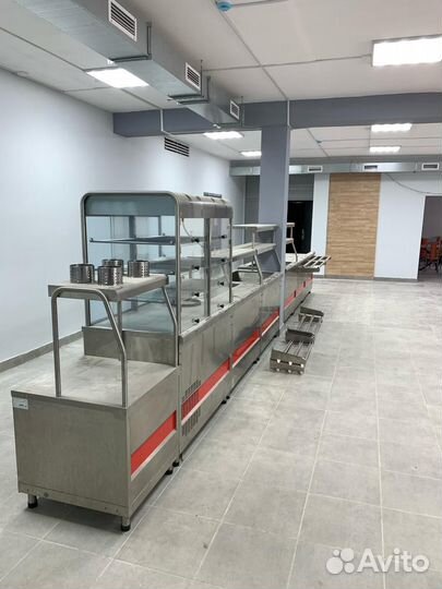 Холодильник, кассовый модуль Abat линия раздачи