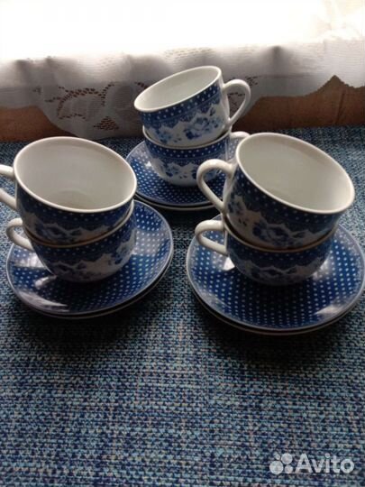 Кофейный сервиз, чайный сервиз, бокалы